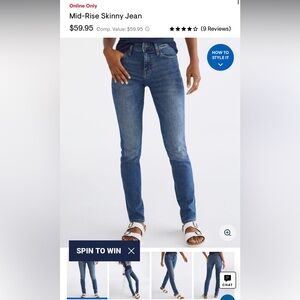 Mid-Rise Skinny Jean